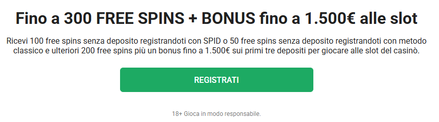 LeoVegas Casino Bonus di benvenuto fino a 1.500€